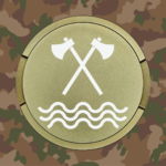Snusdose Baupionier Militär-grün