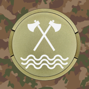 Snusdose Baupionier Militär-grün