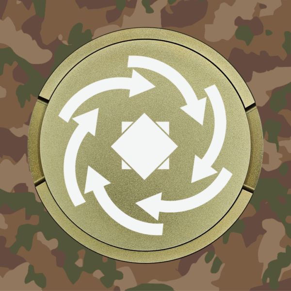 Snusdose Betriebssoldat Militär-grün