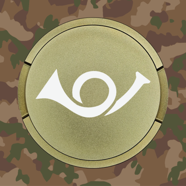 Snusdose Feldpost Militär-grün