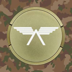 Snusdose Fliegersoldat Militär-grün