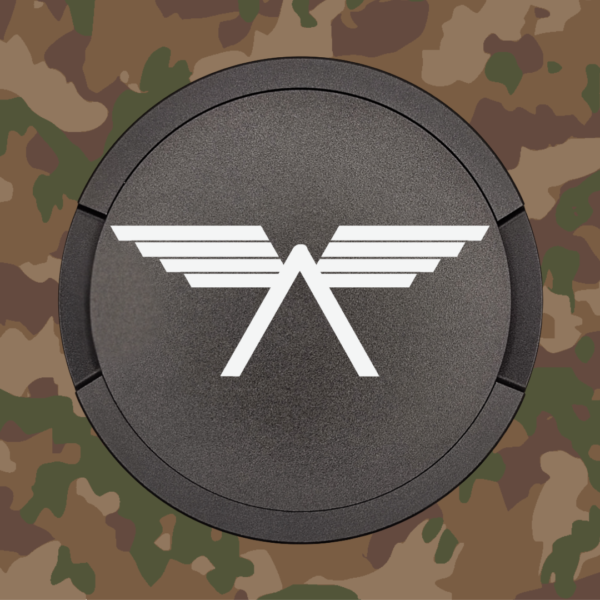 Snusdose Fliegersoldat schwarz