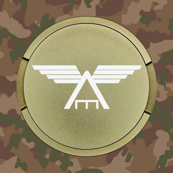 Snusdose Flugplatzsappeur Militär-grün