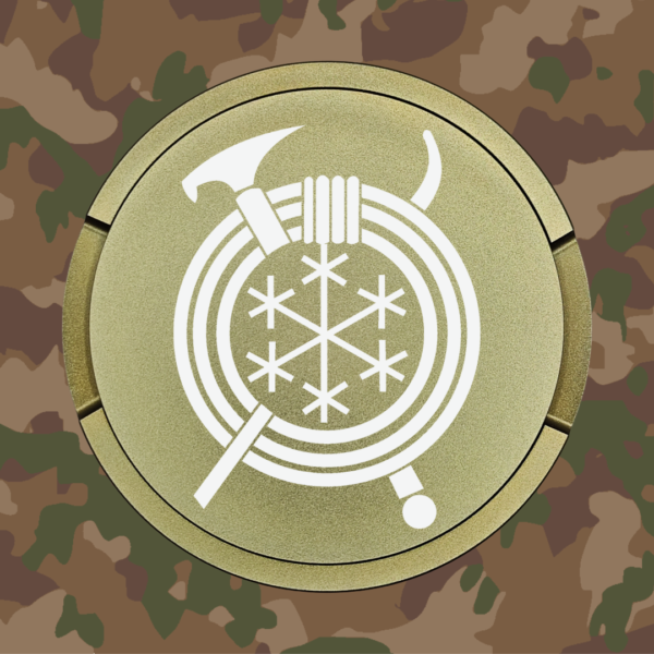 Snusdose Gebirgsspezialist (Geb Spez) Militär-grün