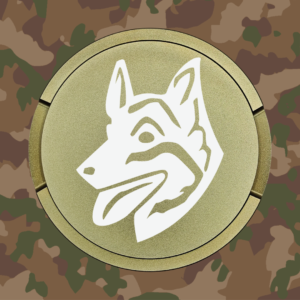 Snusdose Hundeführer Militär-grün
