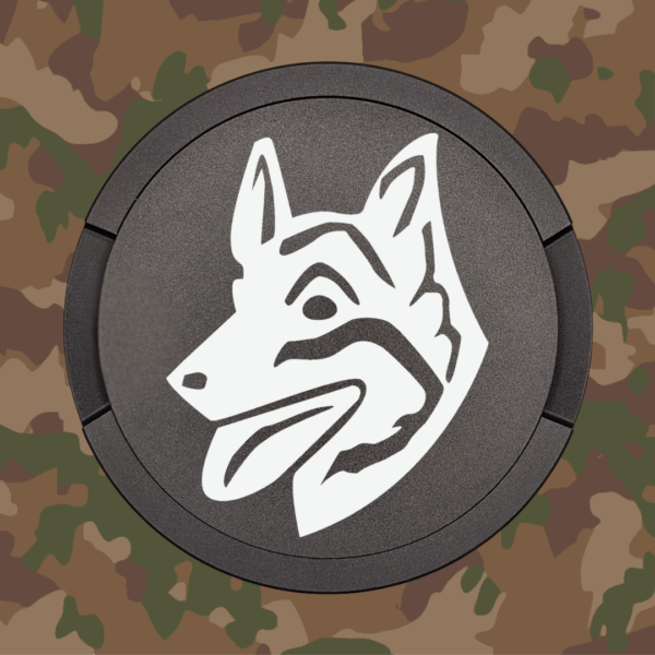 Snusdose Hundeführer schwarz