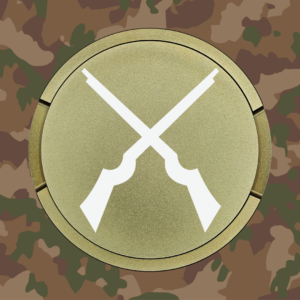 Snusdose Infanterist Militär-grün