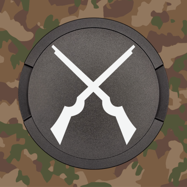 Snusdose Infanterist schwarz