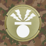 Snusdose Flab-Kanonier Militär-grün