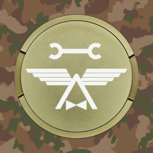 Snusdose Lufttransport Supportkompanie Militär-grün