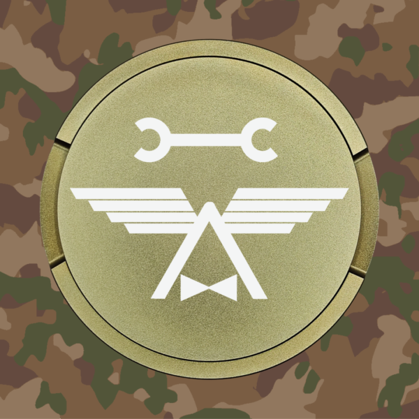 Snusdose Lufttransport Supportkompanie Militär-grün
