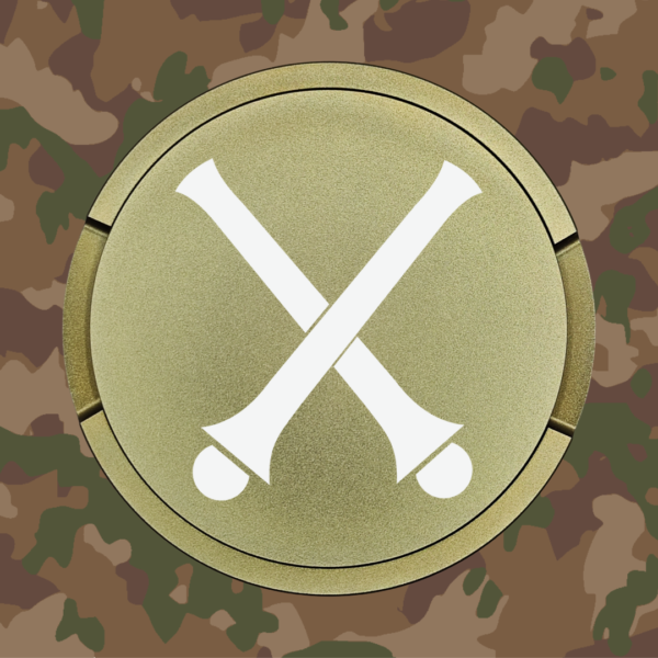 Snusdose Minenwerferkanonier Militär-grün