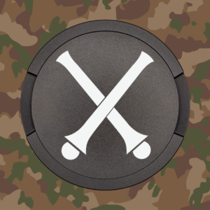 Snusdose Minenwerferkanonier Militär-grün