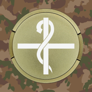 Snusdose Sanitätssoldat Militär-grün