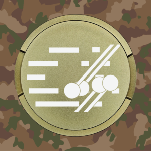 Snusdose Schlagzeuger Militär-grün