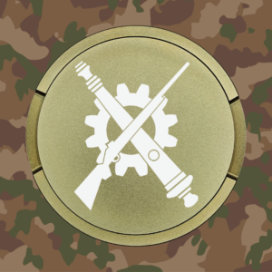 Snusdose Waffenmechaniker Militär-grün