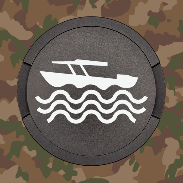 Snusdose Bootsschütze schwarz